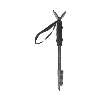 Allen Company Deluxe Shooting Stick, Adjusts 16.25"-45", Black, Aluminum, Model