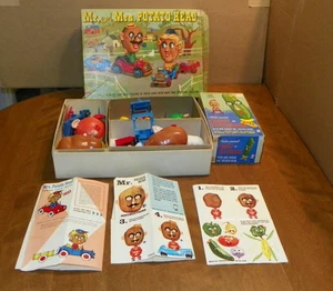 Vintage 1956 Hasbro Mr & Mrs Kartoffelkopf mit neuen Autos & Anhängern - Bild 1 von 13