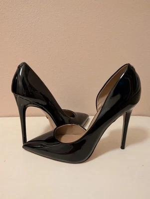 Sam Edelman Delores Black Patent Leather Pointed Toe Stiletto Heel Pumps Size 10 - Image 1 of 4