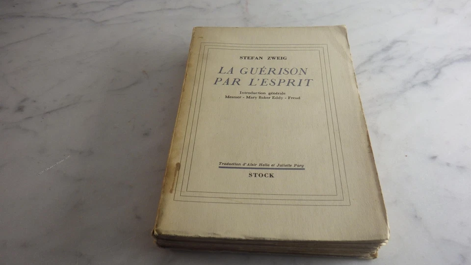 1934.La guerison par l'esprit.Freud.Stefan Zweig.edition originale.1des65ex.alfa - Photo 1/1