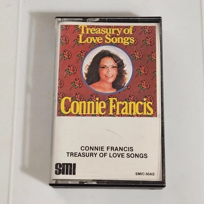 Connie Francis Treasury of Love Songs Cassette 1984 SMI Foto 1 de 2