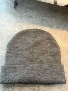 Women’s Grey Beanie Hat - New Look - One Size - Picture 1 of 4