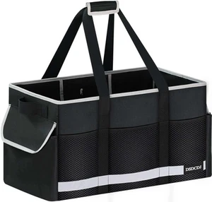 Upgrade Extra Large Utility Tote Bag with Reflective Strip Standing Reusable ... - Picture 1 of 9