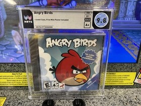 2011 PC Windows Angry Birds Graded WATA 9.8 A+ Seal Y-Sealed w/ Mini Poster NEW