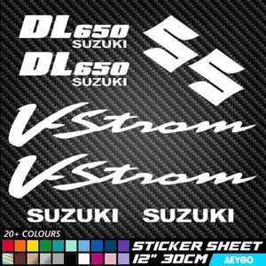 Suzuki DL 650 V Strom Vinyl Aufkleber Sticker Blatt Bike Motorrad Mod - Bild 1 von 3