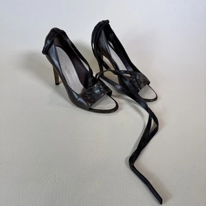 Yves Saint Laurent Leder Slingback Sandalen Größe 37 - Bild 1 von 24