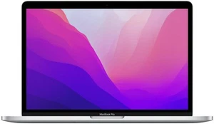 MacBook Pro 13 Silver 2022 3.49 GHz M2 8-Core CPU 10-Core GPU 8GB 256GB - Picture 1 of 8