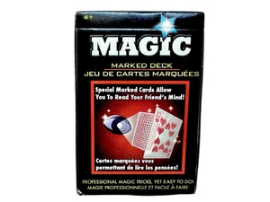 MAGIC MARKED DECK Playing Cards Professional Magic Tricks Read Your Friends Mind - Picture 1 of 10