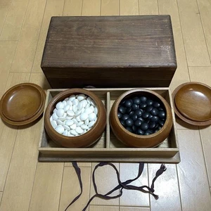 Clamshell Go Stones, Size 36, Nachi Black Stone, Over 10mm, Comes with a Go ... - Picture 1 of 11