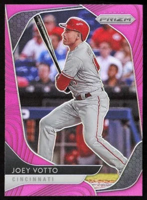 Joey Votto 2020 Panini Prizm Pink Prizm #33 - Cincinnati Reds - Image 1 of 2