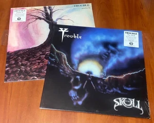 TROUBLE 2x LP Lot PSALM 9 & THE SCULL *EU* 2020 REMASTERED VINYL PRESSINGS New - Picture 1 of 5