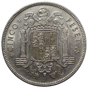ESPAGNE 5 Pesetas 1949 (49) - Bild 1 von 2