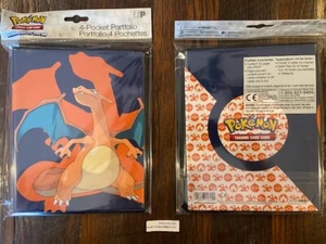 Pokemon ULTRA PRO  4 Pocket  CHARIZARD Card Album Binder Portfolio-QUICK SHIP - Picture 1 of 3