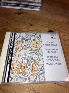 CD Ensemble Organum / Marcel Pérès École Notre-Dame: Messe Du Jour De Noël.01688 - Foto 1 di 3