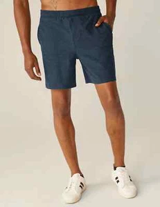 Men’s Beyond Yoga Athletic Shorts XXL Navy Elastic Waist Casual Knit Spacedye - Picture 1 of 5