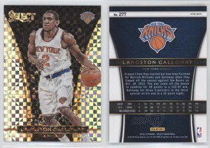 2015-16 Panini Select Courtside Silver Prizm Langston Galloway #277