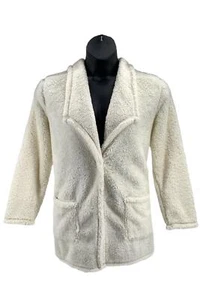 Colleen Lopez "CL Soft" Teddy Coat White - Picture 1 of 3