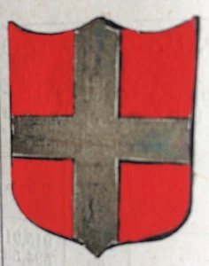1800 ARALDICA STEMMA PAVIA CON TESTO E INCISIONI - Imagen 1 de 7