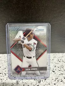 2023 Bowman Sterling DRUW JONES TEK CLEAR INSERT /99 DIAMONDBACKS #ST-4 - Picture 1 of 3