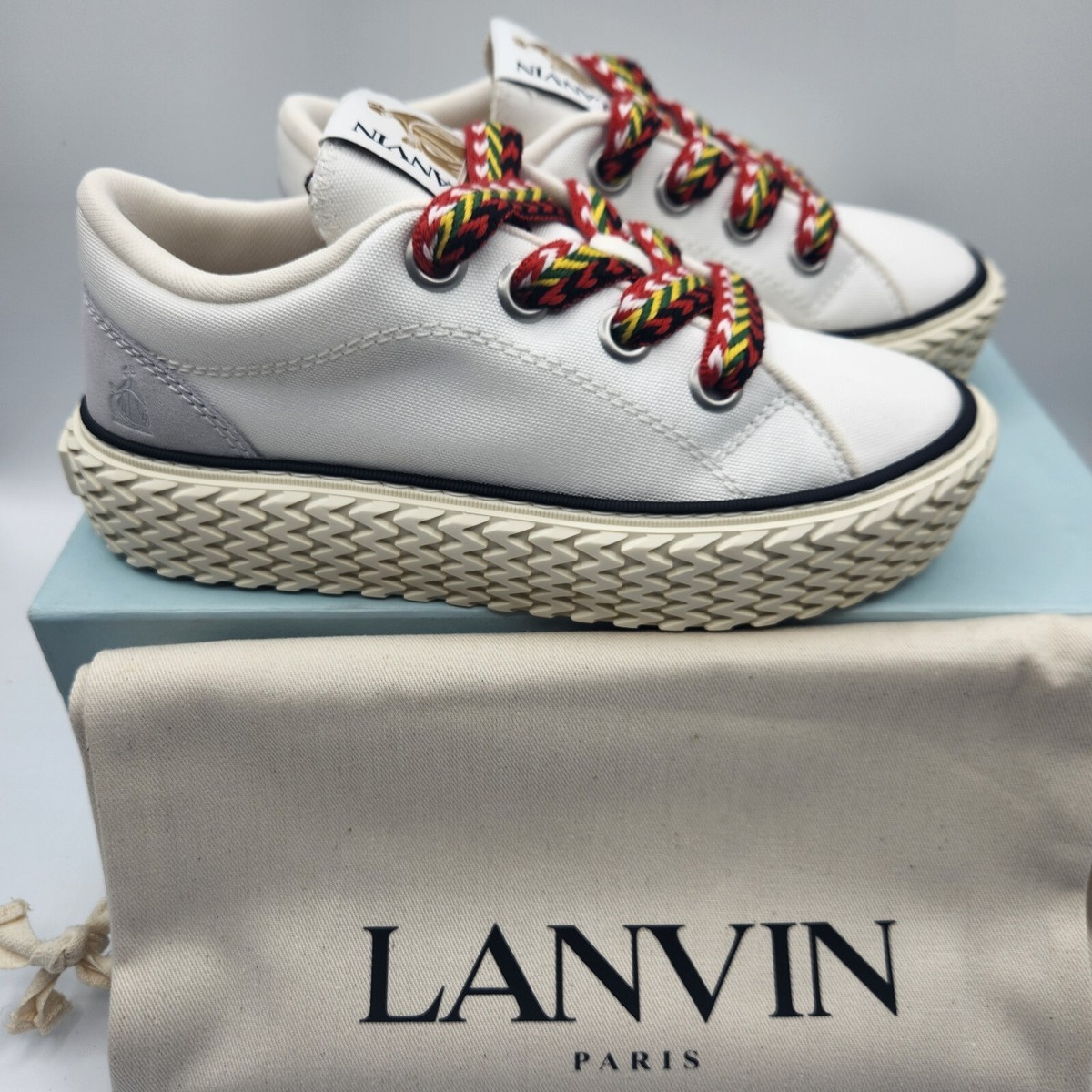 スニーカー LANVIN Woman Sneakers White FWSKDK00GLOSA23 00M1 Lanvin Outlet: Shoes woman - White | Lanvin sneakers