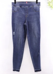 Spanx Damen 20203R Distressed Ankle Skinny Jeans mittelblau Gr. L - Bild 1 von 12