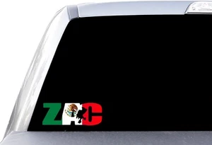 Zacatecas 'ZAC' Mexico Flag Print - Mexico State - Window Vinyl Decal Sticker - Bild 1 von 2