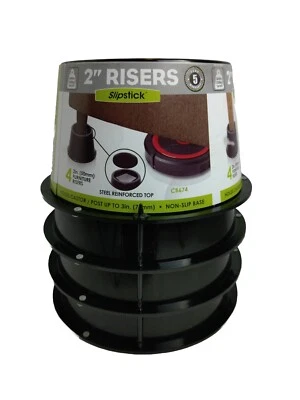 Elevadores de cama/elevadores de cama Slipstick CB674 Premium de 2 pulgadas reforzados con acero Foto 1 de 4