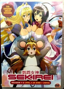 DVD Anime *Uncut SEKIREI Series Season 1+2 (1-25 End) + 2 OVA English Dub/Audio - Imagen 1 de 3