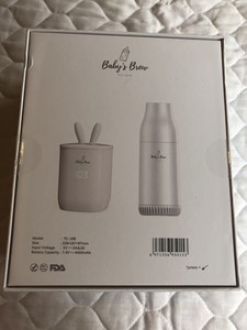 Baby's Brew T5-18B Portable Bottle Warmer W/ Bottle Warmer Adapter NEW IN BOX