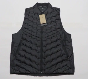 Nike Therma Fit ADV Water Repel Down Fill Running Jacket Vest FB7542-010 mens XS - Picture 1 of 10