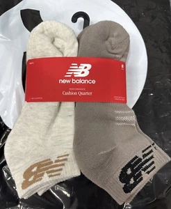 New Balance Men's 8 Pairs Performance Cushion Quarter Socks Shoe Size 6-12.5 New - Picture 1 of 5