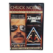 Good Guys Wear Black & Force Of One: Chuck Norris (DVD 2014) Action & Adventure