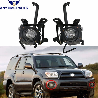 2X Fog Lights Driving Lamp Clear Lens Left & Right For 1999-2002 Toyota 4Runner - Image 1 of 4