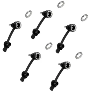 (5 piezas) Conector coaxial/barril DC 2,1 x 5,5 mm montaje en panel con tapa protectora de goma - Imagen 1 de 4