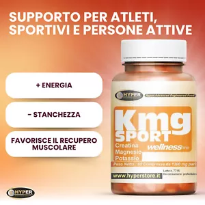 Integratore di Magnesio Potassio Creatina PIù Energia meno Stanchezza 60cpr - Foto 1 di 5