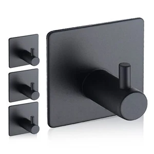 Adhesive Hooks Waterproof Adhesive Shower Hanger Hooks For Hanging Loofah Sponge - Picture 1 of 6