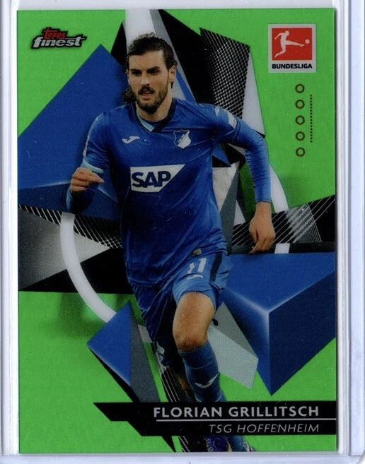 2020-21 Topps Finest Bundesliga Florian Grillitsch Green Refractor #/99 - Image 1 of 1