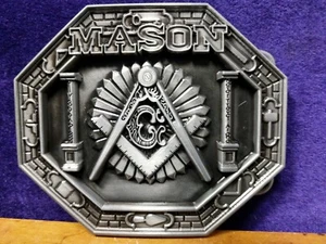 Tolle/lustige/modische Gürtelschnalle Freimaurer Freimaurer verzierte Säulengewölbe Design - Bild 1 von 3