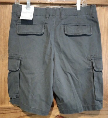 Nuevo con etiquetas Pantalones Cortos Sonoma Flexwear Everyday Cargo Para Hombre Talla 30 Gris Entrepierna 10" Elastizados Foto 1 de 4