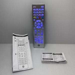 Original GE OEM 4-Gerät Universalfernbedienung mit Handbuch, hintergrundbeleuchtet ~ getestet/funktionierend - Bild 1 von 12