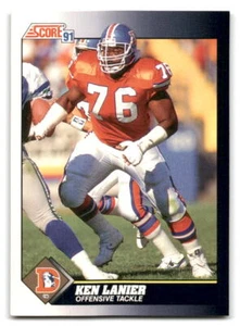 Ken Lanier 1991 Score FOOTBALL #477 Denver Broncos + - Picture 1 of 2