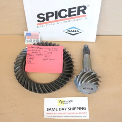 Ford F250 HD DANA 50 1980-1997 anillo y piñón relación 3,73 IFS TTB SNOW FIGHTER Foto 1 de 4