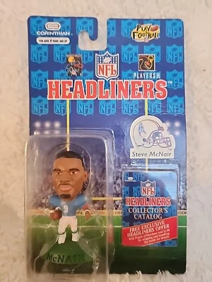 NOVA Estatueta Colecionável Steve McNair, Oilers 1996 NFL Headliners Football 3 - Imagem 1 de 3