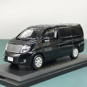 Mini Car Nissan Elgrand 2004 Black 1/43 Scale Box Display Diecast Vol 52 - Picture 1 of 16