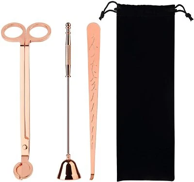 Kit de cortador de accesorios de extinción de cucharón recortador de mechas de velas 3 piezas Foto 1 de 4