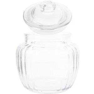 Large-capacity Sealing Canister Transparent Glass Jar Loose Tea Container Snack - Picture 1 of 12