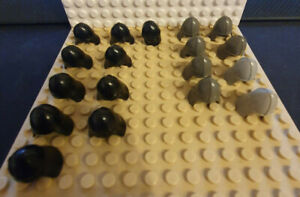 Lego® Ritter Helme Helm Nackenschutz alt grau schwarz defekt 3844