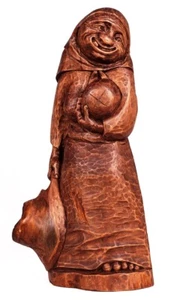 Scultura in legno | VECCHIETTA CON PANE | Benedykt Janaszek - Imagen 1 de 1