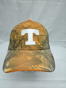 University Tennessee Volunteers Hat Camo Strapback Cap Vols *The Game” Vintage - Picture 1 of 10