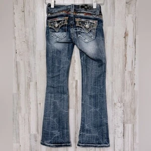 Miss Me Girls Bootcut Jeans size 7 - Picture 1 of 6